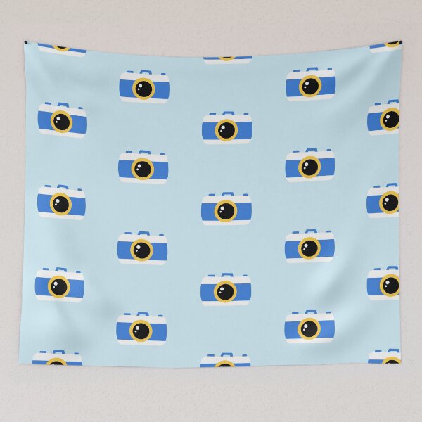 Item preview, blue white yellow camera designed and sold by simplysweets.