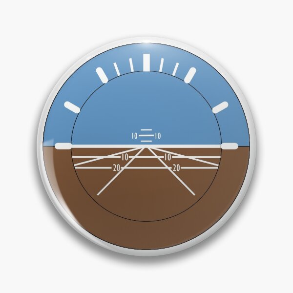 Item preview, Airplane Attitude Indicator - Cockpit Flight Instrument designed and sold by jetmike.