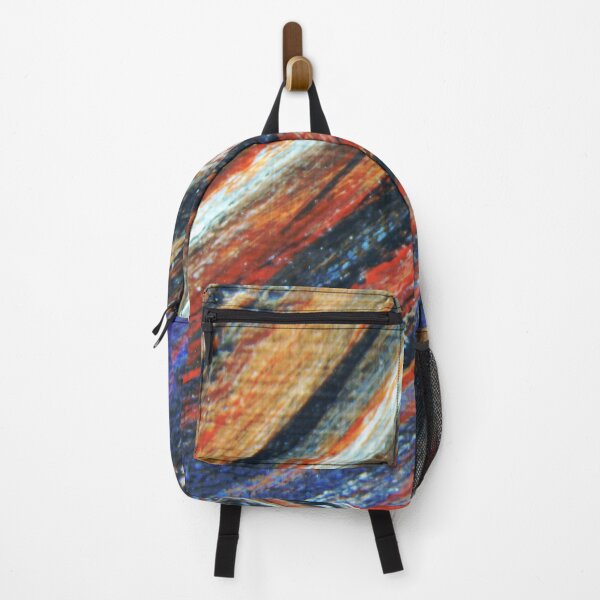 hand painted swoosh Backpack