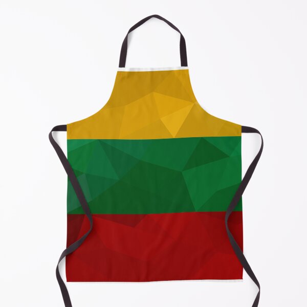 Item preview, Low Poly Lithuania Flag - Geometric Tricolor Design designed and sold by OrangePoly.