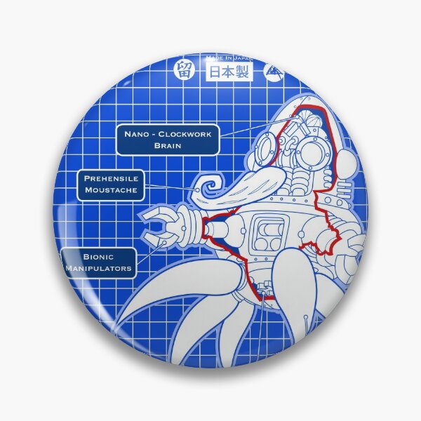 Item preview, Thomas Nosuke Vintage Toy Robot Blueprint designed and sold by Doktor-A.