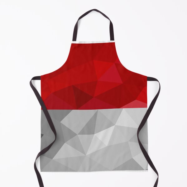 Item preview, Low Poly Monaco Flag - Geometric Red and White Design designed and sold by OrangePoly.