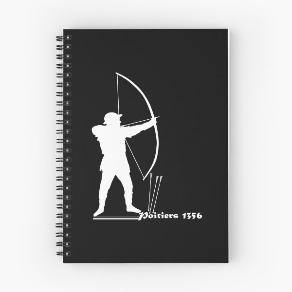 Item preview, Poitiers 1356 Archer in White designed and sold by PrintStopStudio.