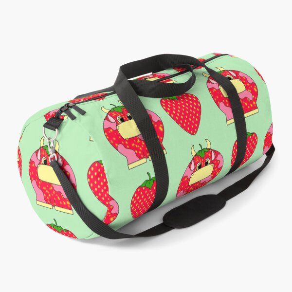 Item preview, (Look at you) Strawberry Cow Pattern (Green) designed and sold by GreySkiesArt.