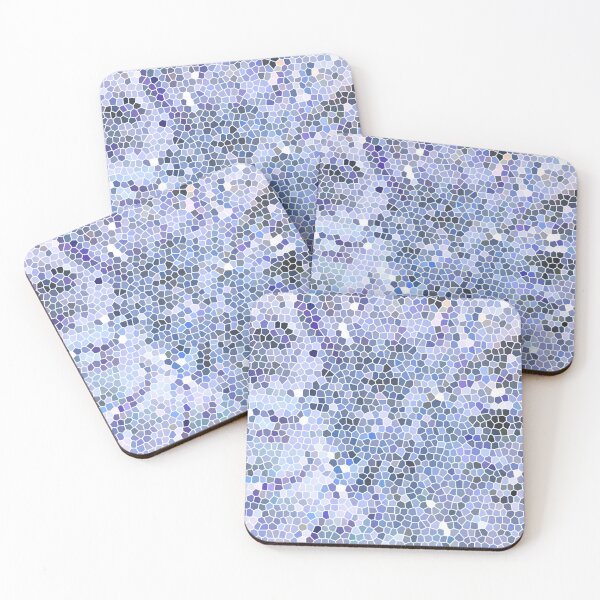 Item preview, Elegant ice blue mosaic designed and sold by MarionsArt.