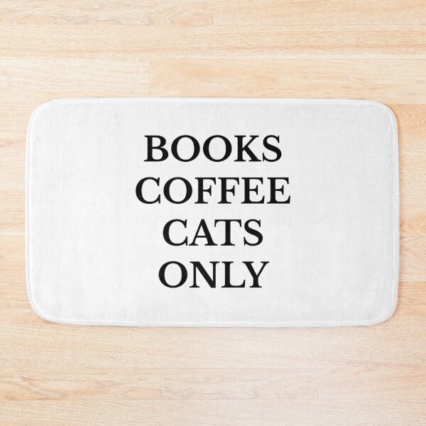 Item preview, Books coffee and cat. only designed and sold by bumperapparels.