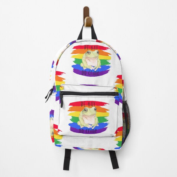 Item preview, Be Gay Do Crime Frog designed and sold by Smart Side.