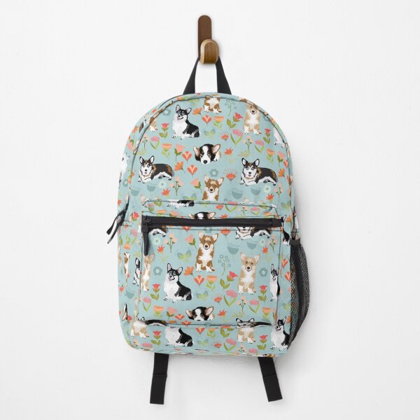 Item preview, Cute Summer Corgi Flower Pattern designed and sold by UtArt.