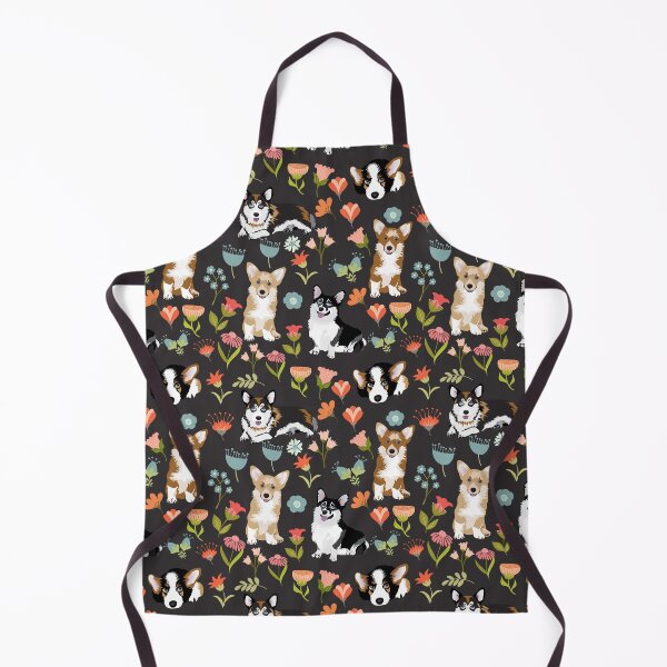 Item preview, Cute Summer Corgi Flower Pattern designed and sold by UtArt.