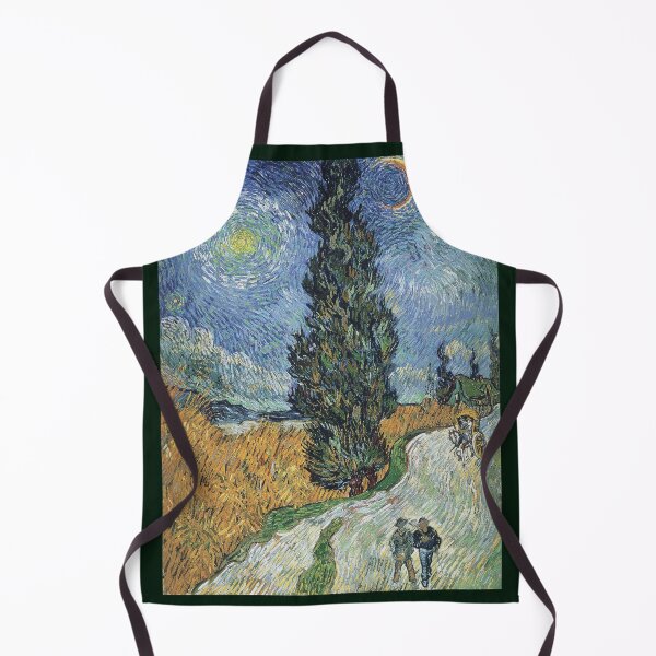 Item preview, Vincent Van Gogh - Road with Cypress and Star designed and sold by vakashop.