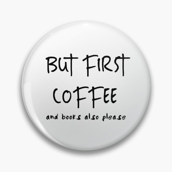 Artikelvorschau, Aber zuerst Kaffee und bitte auch buchen entworfen und verkauft von bumperapparels.