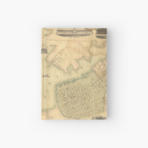 Norfolk Va Map Hardcover Journals Redbubble