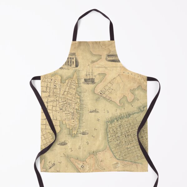 Item preview, Vintage Map of Portsmouth & Norfolk VA (1851) designed and sold by BravuraMedia.