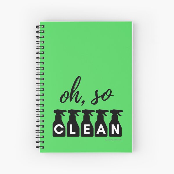 Oh, So Clean Cleaning Lady Gift Spiral Notebook