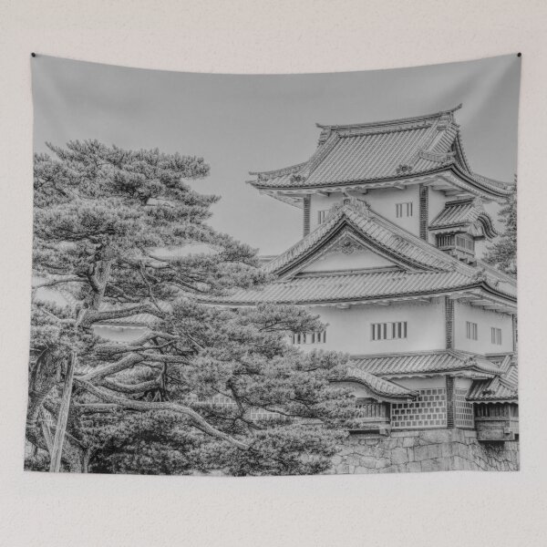 Item preview, Kanazawa Castle Japan sketch designed and sold by Moritz Schwäble.