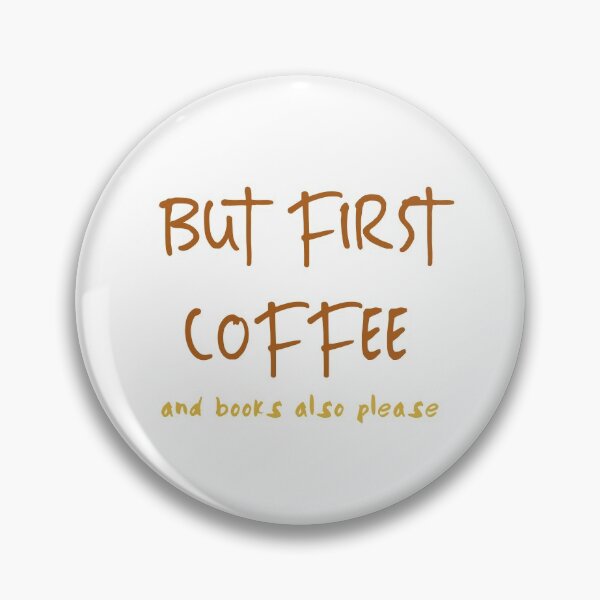 Artikelvorschau, Aber zuerst Kaffee und bitte auch buchen entworfen und verkauft von bumperapparels.