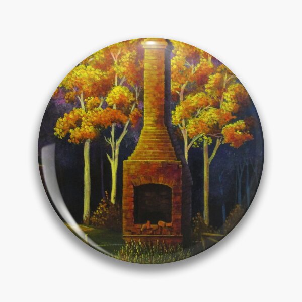 Item preview, Afterglow, old chimneys Wollombi, Australia designed and sold by Debra Dickson.