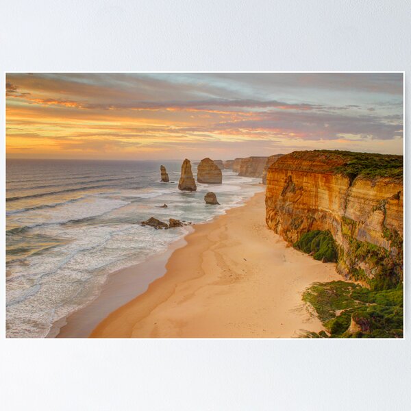 Item preview, The 12 Apostles by sunset designed and sold by SilverEye-RB.