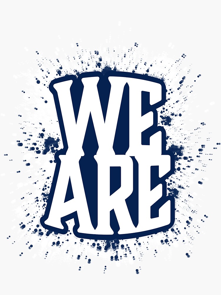 We Are Sticker For Sale By Drawbey Redbubble