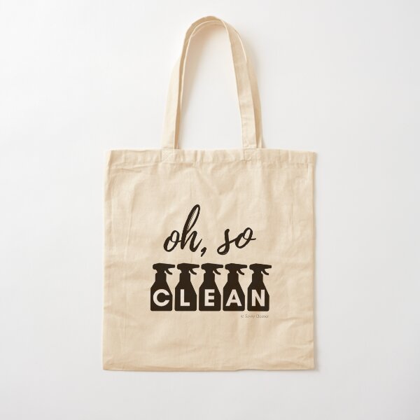 Oh, So Clean Cleaning Lady Gift Cotton Tote Bag