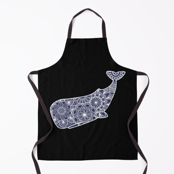 Item preview, Mandala Whale (blue and white) designed and sold by Calen Picard-Carroll.