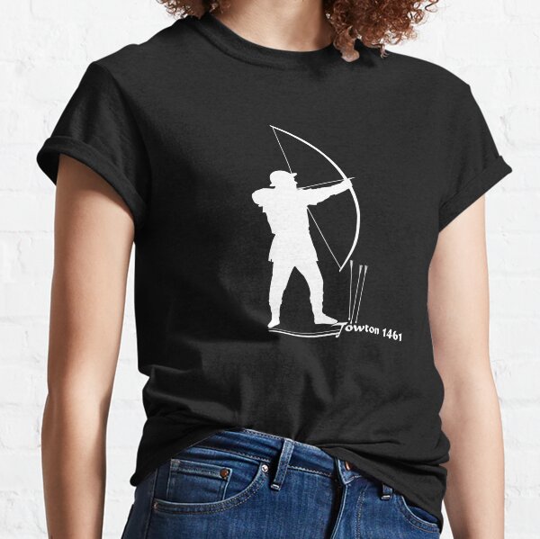 Towton 1461 Archer in White Classic T-Shirt