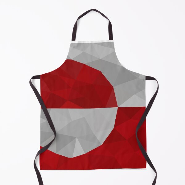 Item preview, Low Poly Greenland Flag - Geometric National Symbol Design designed and sold by OrangePoly.