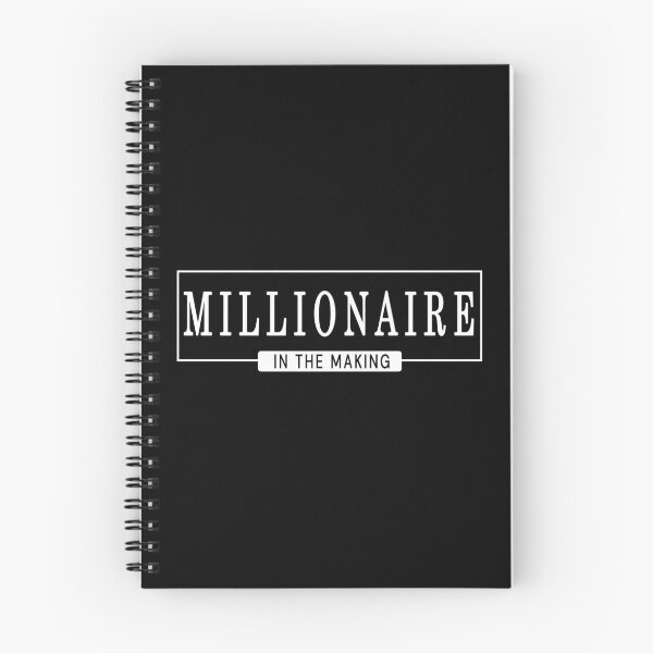 Item preview, millionaire in the making awsome motivational t-shirt designed and sold by FHdesigns.