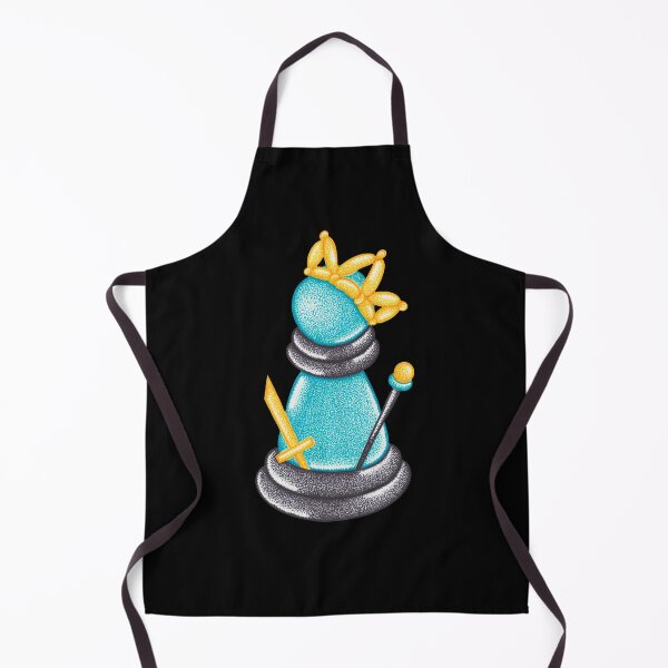 Item preview, King chess piece pointillism painting balloon twisting designed and sold by MitoP.