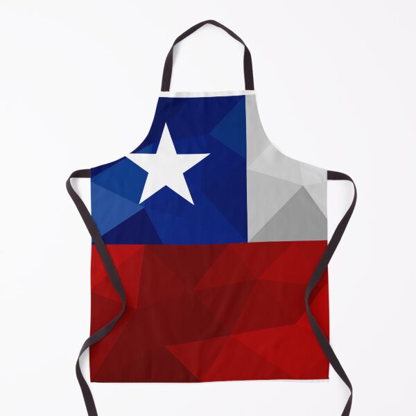Item preview, Low Poly Chile Flag - Geometric National Symbol Design designed and sold by OrangePoly.