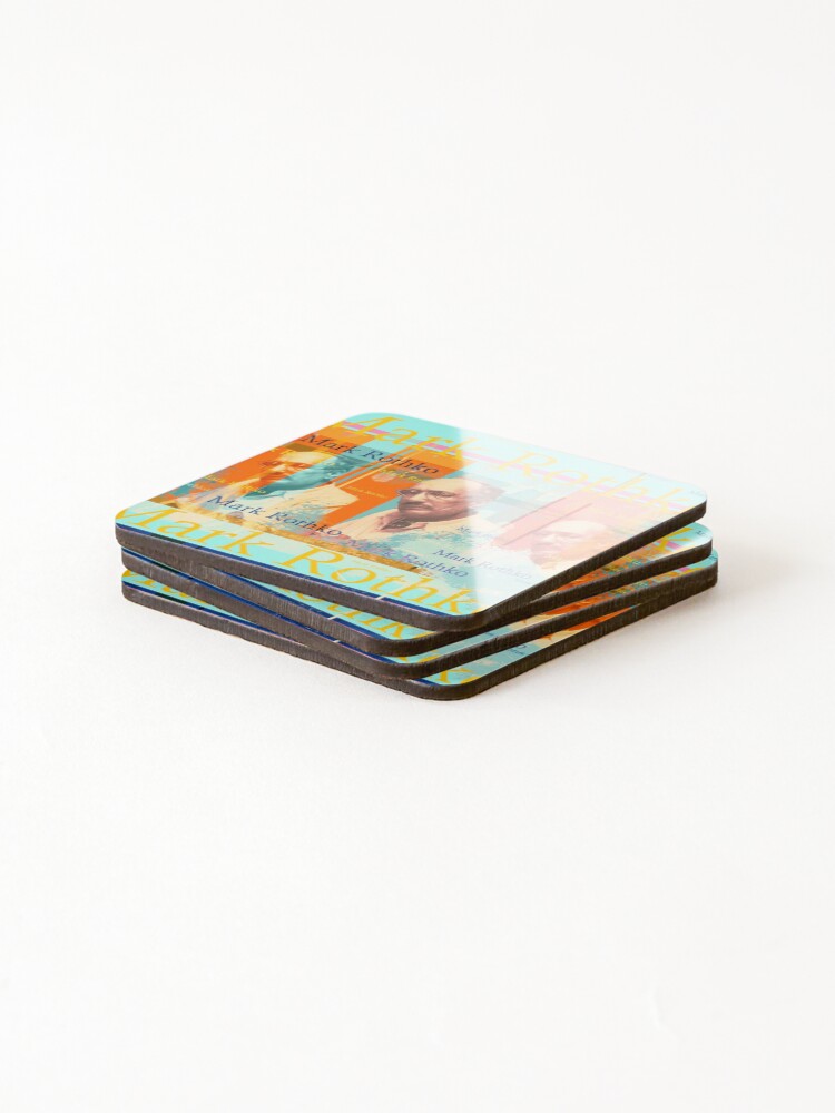 Thumbnail 4 of 5, Coasters (Set of 4), Mark Rothko Portrait designed and sold by Mauswohn.