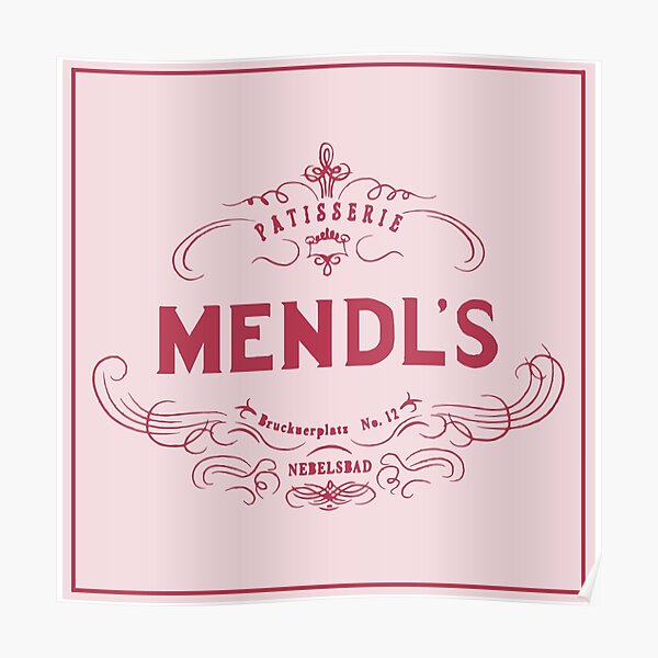 Mendl's Patisserie Poster