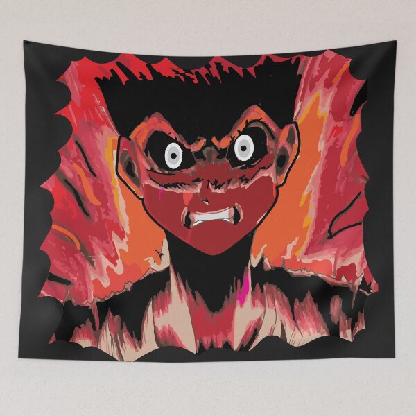 Item preview, Anime rage zombie caracter emotion designed and sold by CleverARTsis.