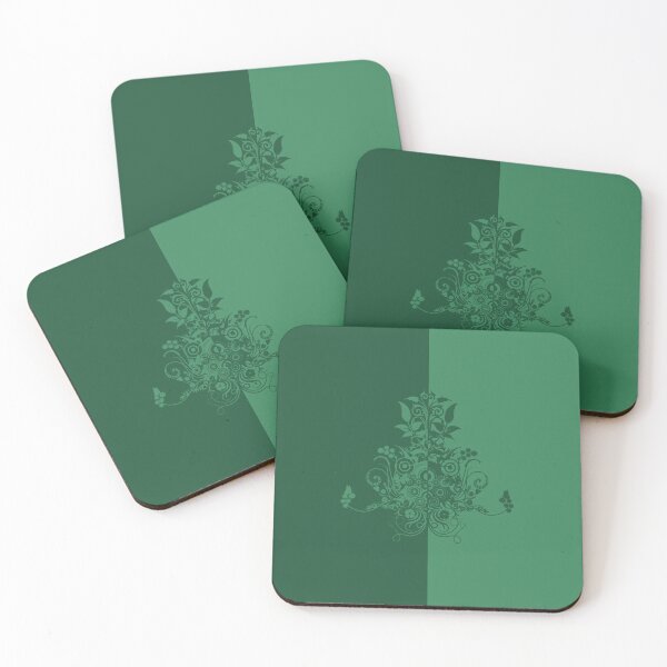 Item preview, Dual tone green swirly designed and sold by Anteia.