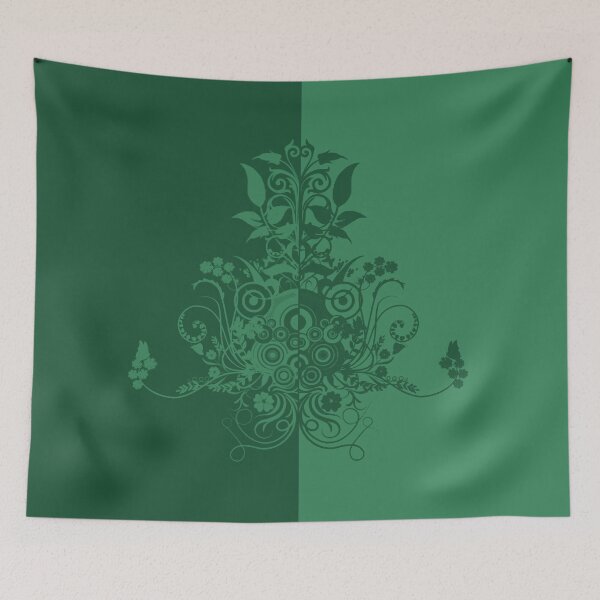 Item preview, Dual tone green swirly designed and sold by Anteia.