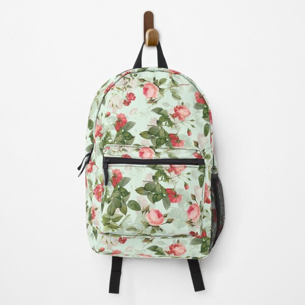 Item preview, Pierre Joseph Redouté - Most beautiful english roses Botanical Garden - mint green designed and sold by UtArt.