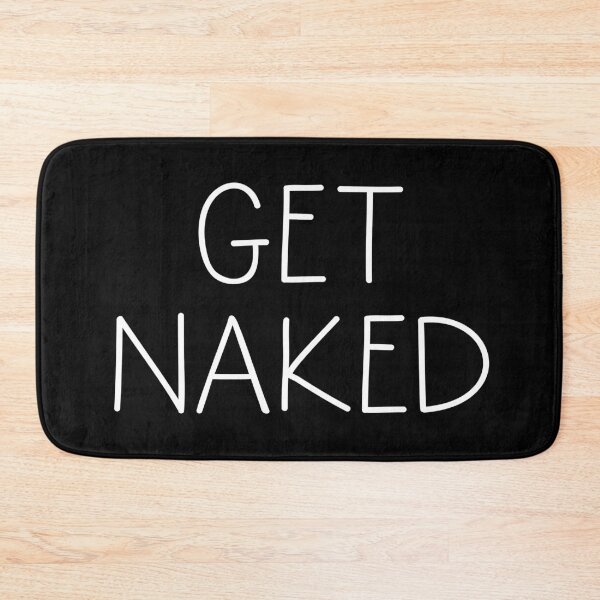 Get Naked Black Bath Mat