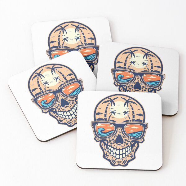 Item preview, Paradise Skull Beach designed and sold by Vector Scout Lab.