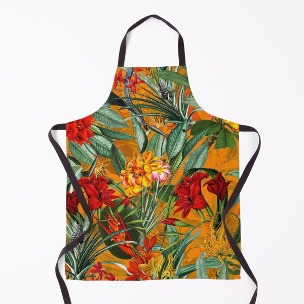 Item preview, Vintage Tropical Jungle Botanical Garden Yellow Nightgarden designed and sold by UtArt.