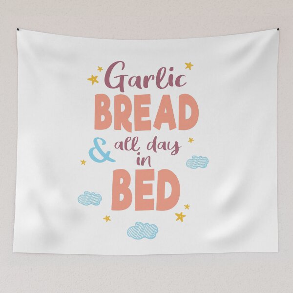 Item preview, Garlic Bread All Day in Bed designed and sold by supermara.