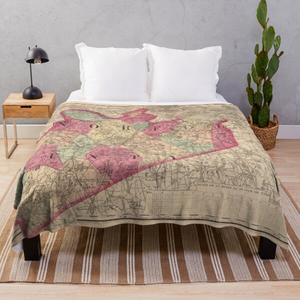 Item preview, Vintage Map of Norfolk County MA (1871) designed and sold by BravuraMedia.