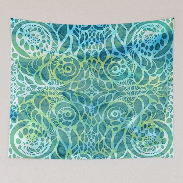 Item preview, Pattern Background -  Aqua 08 designed and sold by serenaking.