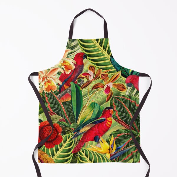 Item preview, Vintage Tropical Bird Jungle Botanical Night Botanical Garden Nightgarden designed and sold by UtArt.