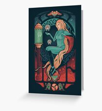 Aran Nouveau Greeting Card