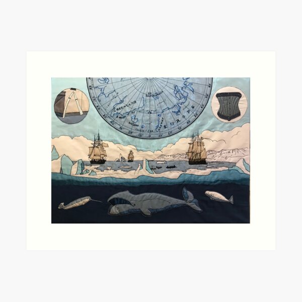 The Whaling Grounds  Art Print