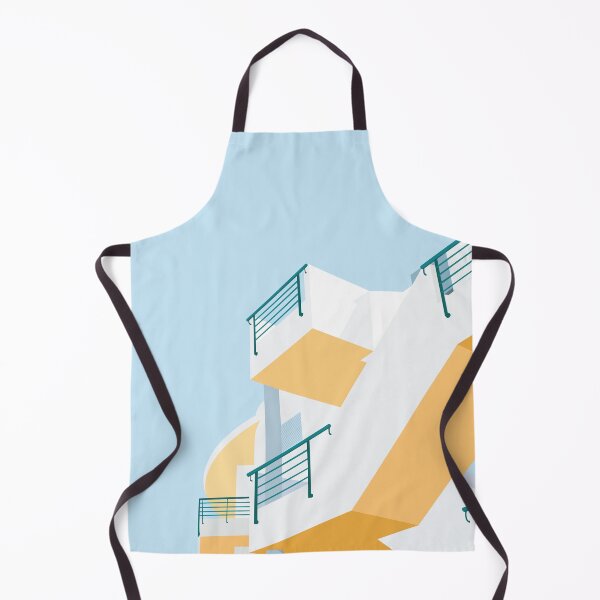 Item preview, Minimalist Architecture - Yellow Stairs designed and sold by whatsdoodling.