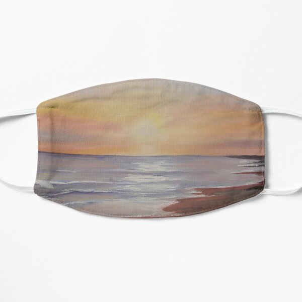 Barmouth Sunset - oil painting design Mask