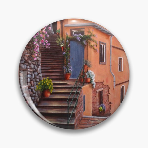 Item preview, The back streets of Vernazza Cinque terre coast Italy designed and sold by Debra Dickson.