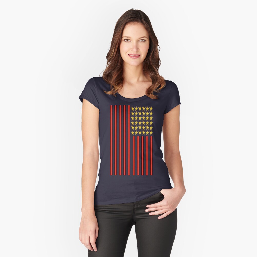 Item preview, Fitted Scoop T-Shirt designed and sold by VkCases.