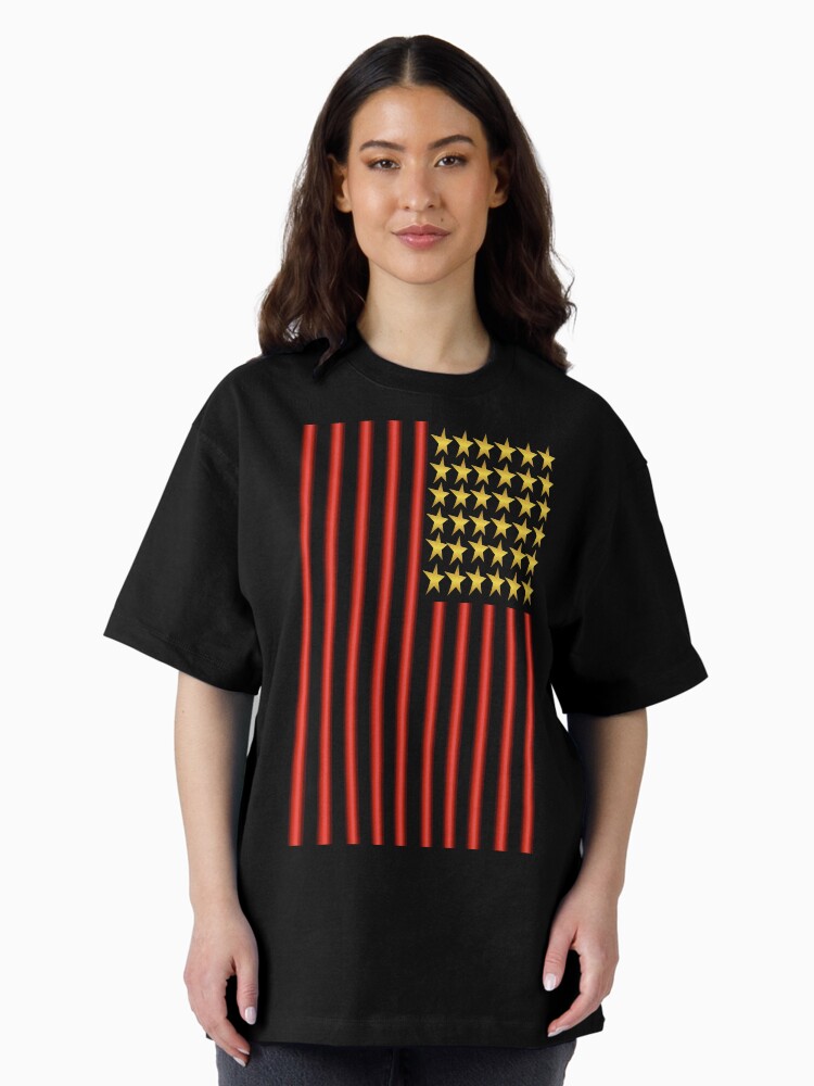 Thumbnail 2 of 7, Oversized T-Shirt, Stars And Stripes (USA 3) designed and sold by VkCases.